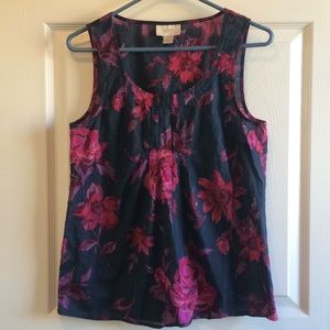 Ann Taylor Loft Sleeveless S Small 100% cotton